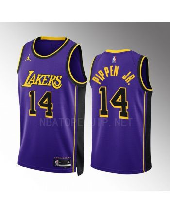 Scottie Pippen Jr. 14 2022-23 Los Angeles Lakers Purple Statement Edition Jersey Swingman