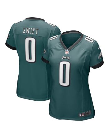 D'Andre Swift 0 Philadelphia Eagles Women's Game Player Jersey - Midnight Green