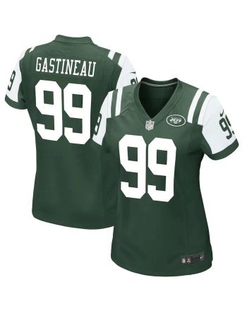 Mark Gastineau 99 New York Jets Women's Retired Game Jersey - Green