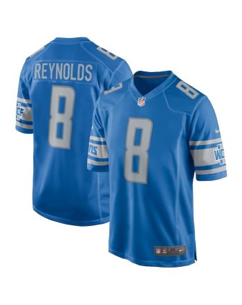 Josh Reynold 8 Detroit Lions Men's Game Jersey - Blue