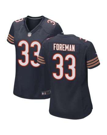 D’onta Foreman 33 Chicago Bears Women Game Jersey - Navy