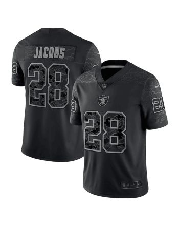 Josh Jacobs Las Vegas Raiders RFLCTV Limited Jersey - Black