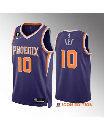 Damion Lee 10 2022-23 Phoenix Suns Purple Icon Edition Men Jersey Swingman