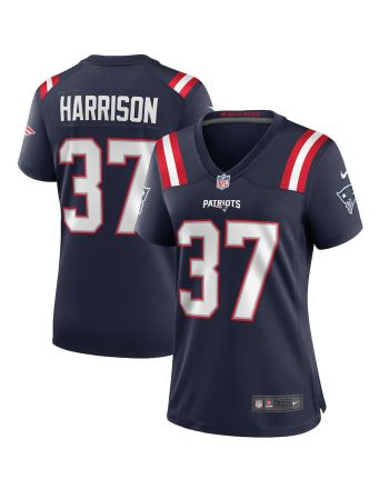 Rodney Harrison 37 New England Patriots Women Game Retired Jersey - Navy