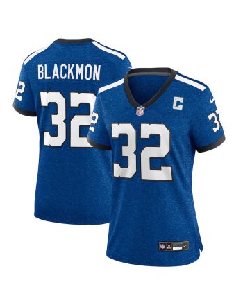 Julian Blackmon 32 Indianapolis Colts Indiana Nights Alternate Game Women Jersey - Royal