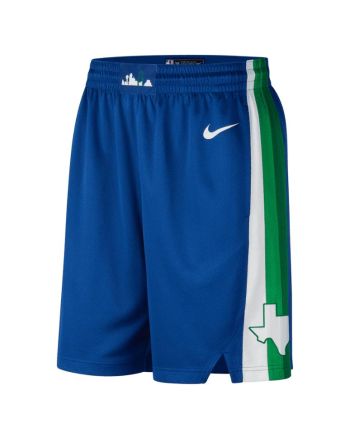 Dallas Mavericks 2022/23 City Edition Swingman Shorts - Blue