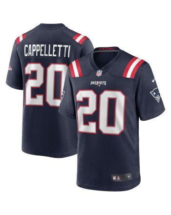 Gino Cappelletti 20 New England Patriots Men Game Retired Jersey - Navy