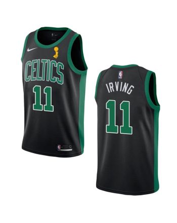 Celtics Kyrie Irving Statement 2022 Final Champions Jersey Black