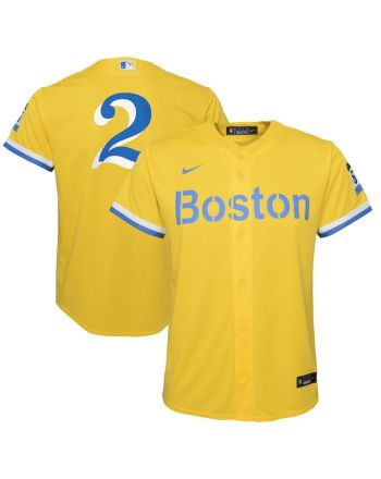 Xander Bogaerts 2 Boston Red Sox Youth City Connect Jersey - Gold