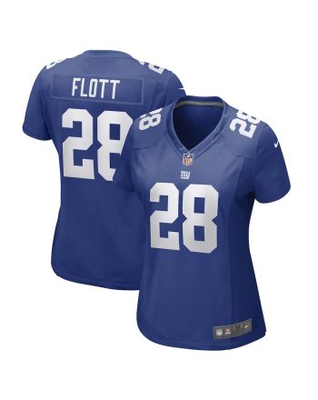 Cor'Dale Flott 28 New York Giants Women Game Jersey - Royal