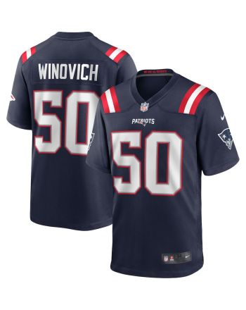 Chase Winovich 50 New England Patriots Men Game Jersey - Navy