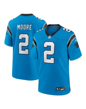 D.J. Moore 2 Carolina Panthers Men's Alternate Game Jersey - Blue