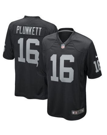 Jim Plunkett 16 Las Vegas Raiders Men Game Retired Jersey - Black