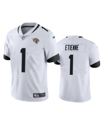 Travis Etienne Jacksonville Jaguars 1 White Vapor Limited Jersey