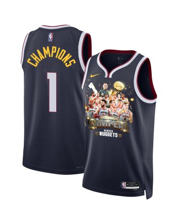 Denver Nuggets Journey To 1st Championship 2023 NBA The Finals Swingman Jersey - Black