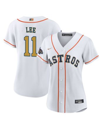 Korey Lee 11 Houston Astros 2023 Women Jersey - White/Gold