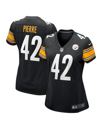 James Pierre 42 Pittsburgh Steelers Women's Game Jersey - Black