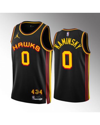 Atlanta Hawks Frank Kaminsky III 0 2022-23 Statement Edition Black Jersey Swingman